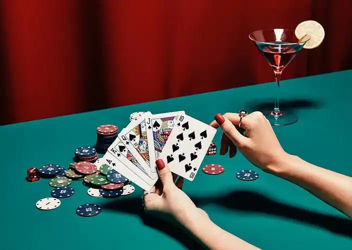 Meja Baccarat bobo77 bernuansa biru es